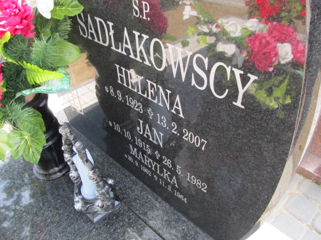 Jan Sadłakowski 1915 Szczutowo - Grobonet - Wyszukiwarka osób pochowanych