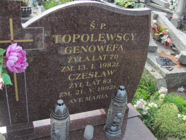 Czesław Topolewski Szczutowo - Grobonet - Wyszukiwarka osób pochowanych