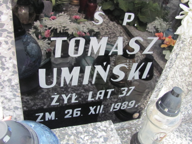 Tomasz Umiński Szczutowo - Grobonet - Wyszukiwarka osób pochowanych