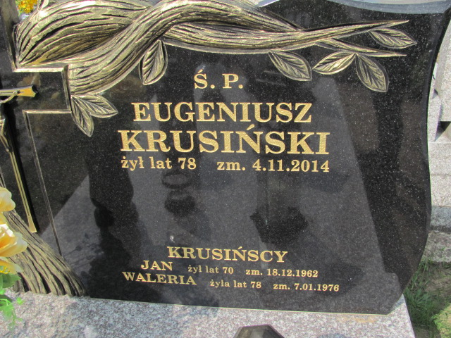 Waleria Krusińska Szczutowo - Grobonet - Wyszukiwarka osób pochowanych