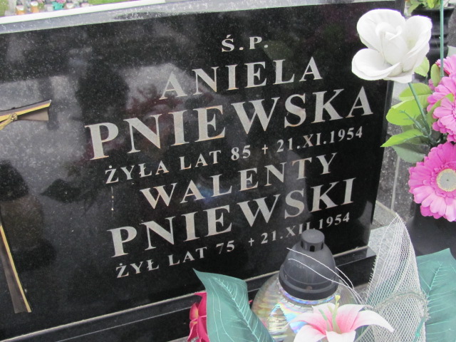 Aniela Pniewska Szczutowo - Grobonet - Wyszukiwarka osób pochowanych