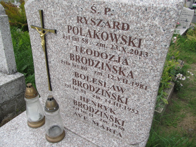 Ryszard Polakowski Szczutowo - Grobonet - Wyszukiwarka osób pochowanych