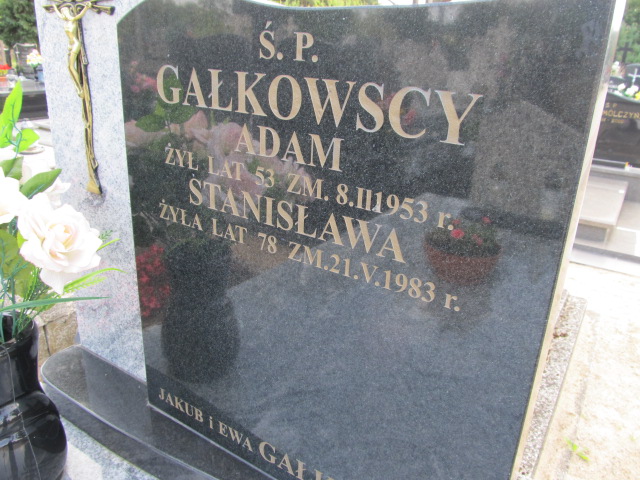 Stanisława Gałkowska Szczutowo - Grobonet - Wyszukiwarka osób pochowanych