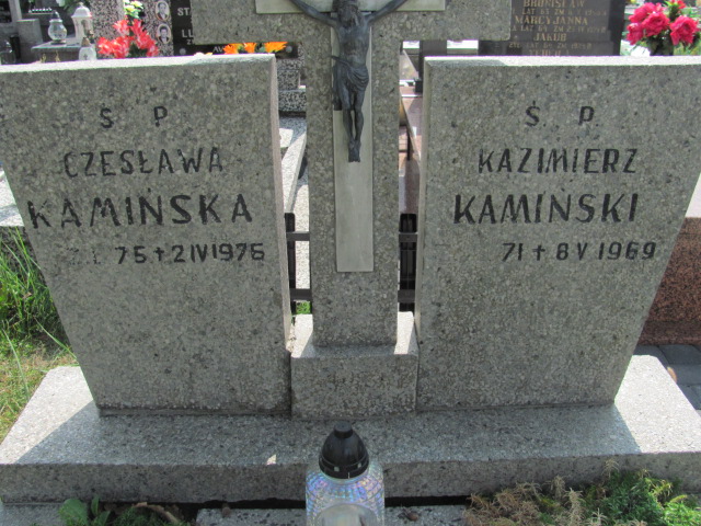 Czesława Kamińska  Szczutowo - Grobonet - Wyszukiwarka osób pochowanych