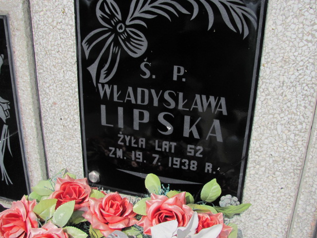 Władysława Lipska  Szczutowo - Grobonet - Wyszukiwarka osób pochowanych