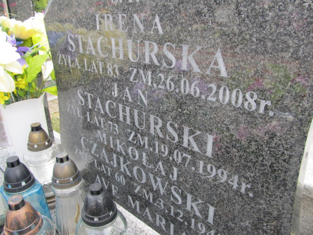 Jan Stachurski Szczutowo - Grobonet - Wyszukiwarka osób pochowanych