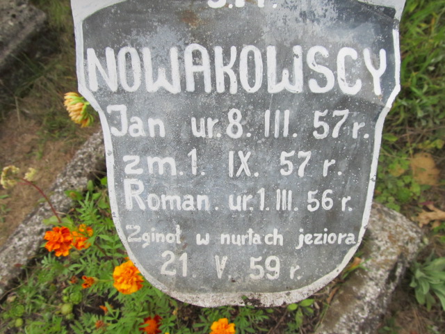 Roman Nowakowski 1956 Szczutowo - Grobonet - Wyszukiwarka osób pochowanych
